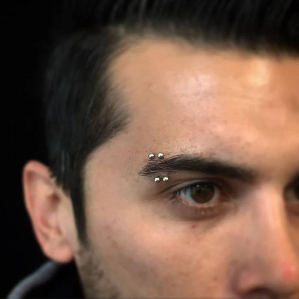 Eyebrow Piercing at Tattoo Nine, Chirag Ali Lane, Abids, Hyderabad, Telangana 500001.