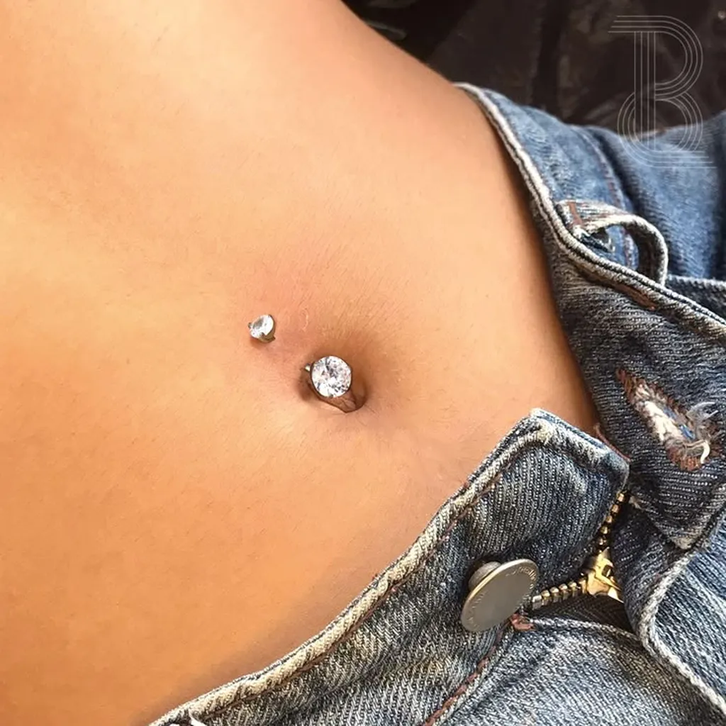 Belly Piercing at Tattoo Nine, Chirag Ali Lane, Abids, Hyderabad, Telangana 500001.